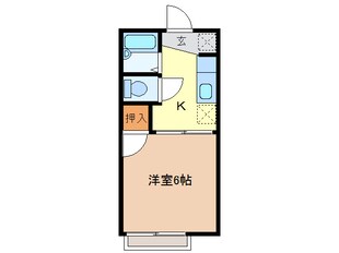 尾張星の宮駅 徒歩4分 2階の物件間取画像